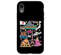 Icônes du Japon, Tour de Tokyo, Carte, Sumo et Art de la Culture Japonaise Coque pour iPhone XR