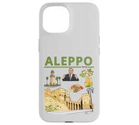 Icônes du Patrimoine syrien, citadelle et Art culturel d'Alep Coque pour iPhone 15