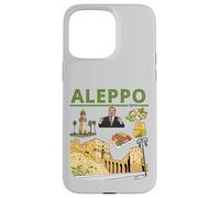 Icônes du Patrimoine syrien, citadelle et Art culturel d'Alep Coque pour iPhone 15 Pro Max