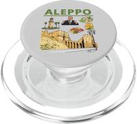 Icônes du Patrimoine syrien, citadelle et Art culturel d'Alep PopSockets PopGrip pour MagSafe