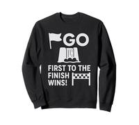 Icônes Go First to The Finish Wins Sweatshirt