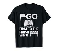 Icônes Go First to The Finish Wins T-Shirt
