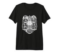 Icônes infernales Le Grimoire Gothique T-Shirt Haut de Gamme