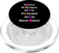 Icônes mathématiques Mobius Riemann Klein Poincare Julia Mandelbrot PopSockets PopGrip pour MagSafe