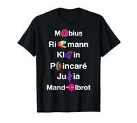 Icônes mathématiques Mobius Riemann Klein Poincare Julia Mandelbrot T-Shirt