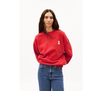 ICONIC Å ALIZAA SWEATSHIRT | 100 % coton biologique - rouge (L)