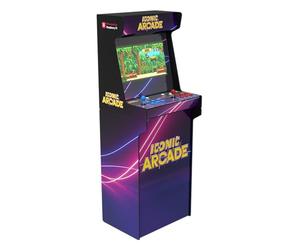 Iconic Arcade - Borne d'Arcade rétro Gaming: 140 Jeux Inclus et Plus de 1000 Jeux téléchargeable - Écran Full HD 21 Pouces