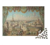 Iconic Architecture, Indo-Parisian Neoclassical StylePuzzles pour Adultes 38x26cm/1000pcs,Jeux De Défi