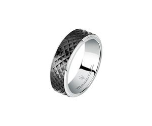 Iconic Bague Homme, en Acier, PVD noir - JM422AVD11019_MAIN