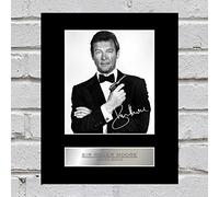 Iconic pics Photo dédicacée de Sir Roger Moore James Bond 007#2