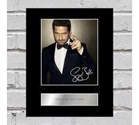 Iconic pics Photo dédicacée encadrée de Gerard Butler