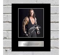 Iconic pics Photo dédicacée encadrée de The Undertaker Mark William Calaway