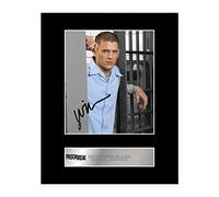 Iconic pics Photo dédicacée encadrée de Wentworth Miller, Michael Scofield Prison Break #1