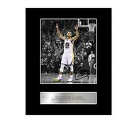 Iconic pics Photo encadrée de Stephen Curry Golden State Warriors #3, 25,4 x 20,3 cm, Montée professionnellement, Cadeau parfait, Plastique et inconnu, Salle de séjour