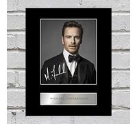 Iconic pics Photo encadrée signée de Michael Fassbender