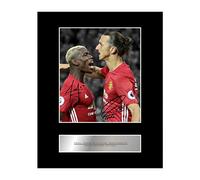 Iconic pics Photo montée et dédicacée de Paul Pogba et Zlatan Ibrahimovic