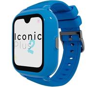 Iconic Plus 2ème Montre Connectée Enfant avec GPS, Appel, Appel Vidéo, AI, SOS... Whatsapp, Spotify, Jauge de Température, Sangles Interchangeables (Iconic Plus 2, Gamer) (Iconic Plus 2, Bubble Blue)