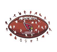 Iconic Puzzles - Arizona Cardinals, Logo, Puzzle en Bois sous Licence Officielle NFL, 100% Durable, Cadeau pour Adultes et Enfants, Taille L, 500 pièces