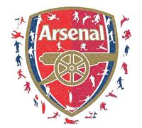Iconic Puzzles - Arsenal, Logo, Puzzle en Bois sous Licence Officielle, 100% Durable, Cadeau pour Adultes et Enfants, Taille M, 270 pièces
