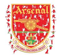 Iconic Puzzles, Arsenal Retro Logo, Puzzle en Bois 100% éco-Durable avec licience Officielle, Taille L, 500 pièces