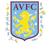 Iconic Puzzles, Aston Villa Logo, Puzzle en Bois 100% éco-Durable avec licience Officielle, Taille L, 500 pièces