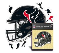 Iconic Puzzles - Casque Houston Texans, Puzzle en Bois sous Licence Officielle NFL, 100% Durable, Cadeau pour Adultes et Enfants, Taille S, 150 pièces