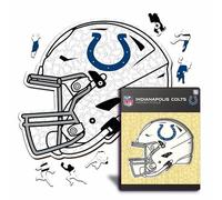 Iconic Puzzles - Casque Indianapolis Colts, Puzzle en Bois sous Licence Officielle NFL, 100% Durable, Cadeau pour Adultes et Enfants, Taille M, 270 pièces