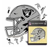 Iconic Puzzles - Casque Las Vegas Raiders, Puzzle en Bois sous Licence Officielle NFL, 100% Durable, Cadeau pour Adultes et Enfants, Taille S, 150 pièces