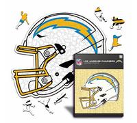 Iconic Puzzles - Casque Los Angeles Chargers, Puzzle en Bois sous Licence Officielle NFL, 100% Durable, Cadeau pour Adultes et Enfants, Taille S, 150 pièces