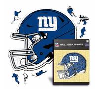 Iconic Puzzles - Casque New York Giants, Puzzle en Bois sous Licence Officielle NFL, 100% Durable, Cadeau pour Adultes et Enfants, Taille S, 150 pièces