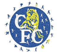 Iconic Puzzles - Chelsea Retro Logo, Puzzle en Bois sous Licence Officielle, 100% Durable, Cadeau pour Adultes et Enfants, Taille S, 150 pièces