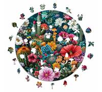 Iconic Puzzles - Enchanted Forest, Fantasy, Puzzle en Bois 100% Durable, Cadeaux pour Enfants et Adultes, Taille S, 200 pièces