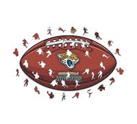 Iconic Puzzles - Jacksonville Jaguars, Logo, Puzzle en Bois sous Licence Officielle NFL, 100% Durable, Cadeau pour Adultes et Enfants, Taille L, 500 pièces