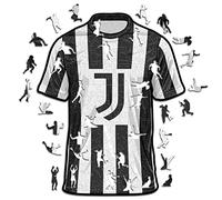 Iconic Puzzles - Juventus Maillot, Puzzle en Bois sous Licence Officielle, 100% Durable, Cadeau pour Adultes et Enfants, Taille M, 270 pièces