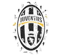 Iconic Puzzles, Juventus Retro Logo, Produit Officiel, Puzzle en Bois pour Adultes et Enfants, Bois 100% Durable, Taille M 250 pièces