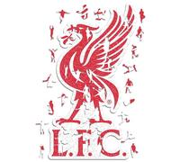 Iconic Puzzles - Liverpool Classic Logo (Liver Bird), Puzzle en Bois sous Licence Officielle, 100% Durable, Cadeau pour Adultes et Enfants, Taille S, 150 pièces