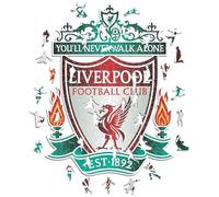 Iconic Puzzles - Liverpool, Logo, Puzzle en Bois sous Licence Officielle, 100% Durable, Cadeau pour Adultes et Enfants, Taille L, 500 pièces