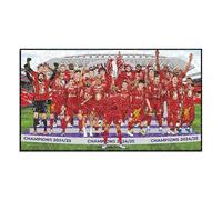 Iconic Puzzles - Liverpool, Premier League Champions 24/25, Puzzle en Bois sous Licence Officielle, Cadeau pour Adultes et Enfants, Taille L, 500 pièces