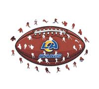 Iconic Puzzles - Los Angeles Rams, Logo, Puzzle en Bois sous Licence Officielle NFL, 100% Durable, Cadeau pour Adultes et Enfants, Taille M, 270 pièces
