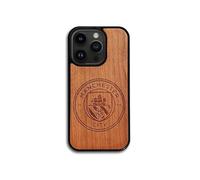 Iconic Puzzles, Manchester City Coque de téléphone en Bois 100% Bois Durable, Compatible avec Samsung S23 Ultra, résistante, idée Cadeau