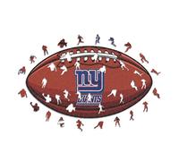 Iconic Puzzles - New York Giants, Logo, Puzzle en Bois sous Licence Officielle NFL, 100% Durable, Cadeau pour Adultes et Enfants, Taille S, 150 pièces