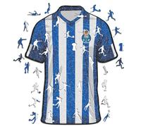 Iconic Puzzles - Porto Maillot, Puzzle en Bois sous Licence Officielle, 100% Durable, Cadeau pour Adultes et Enfants, Taille S, 150 pièces