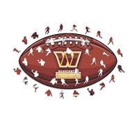 Iconic Puzzles - Washington Commanders, Logo, Puzzle en Bois sous Licence Officielle NFL, 100% Durable, Cadeau pour Adultes et Enfants, Taille L, 500 pièces