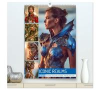Iconic Realms (hochwertiger Premium Wandkalender 2027 DIN A2 hoch), Kunstdruck in Hochglanz: Dieser Kalender vereint fantasievolle Cosplay mit cineastischer Fotokunst auf höchstem Niveau.
