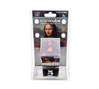 ICONICUBE Collection - Puzzle Cube3 (Leonardo da Vinci) - Cube d’Art Classique avec Portrait célèbre, scène Religieuse et Figures historiques peintes