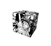 Iconicube Color Me - Cube 3x3 à Colorier avec Marqueurs Inclus - Collection Puzzle Créatif Connecté QR Code - 57mm (Crazy New York)