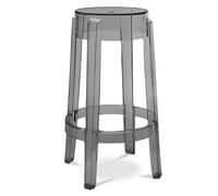 Iconik Interior Ghost Style Tabouret Design Transparent - 65cm - Victoria Queen Gris Clair