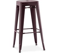 Iconik Interior Tolix Style Tabouret de Bar - Style Industriel - Acier - 76 cm - Stylix Bronze