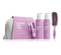 ICONIQUE Professional CARING LIKE YOU Set Shampoo 250 ml Conditioner 250 ml BrushArt Brush Coffret cadeau cheveux et cuir chevelu