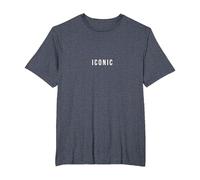 Iconique T-Shirt, Homme Grandes Tailles, Bleu Chiné, 6X Tall